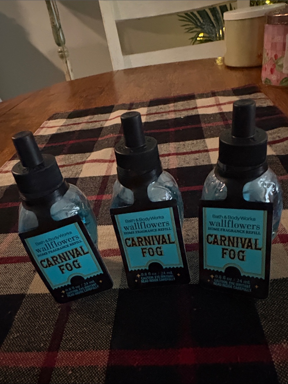 Nwt Bundle of 3 “Carnival Fog” Wallflower Refills
